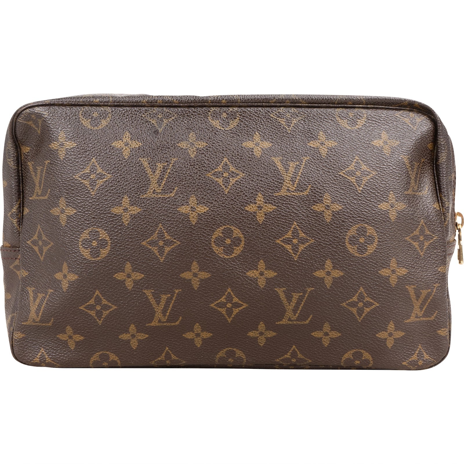 Louis Vuitton Monogram Canvas Trousse Toilette 28 Clutch - vintageandkickz