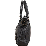 Balenciaga Black Leather Classic City Bag Handbag