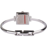 Gucci Silver Tone Square 1900L Bangle Woman Watch