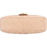 Chanel Quilted Lambskin Maxi Single Flap Shoulder Bag
