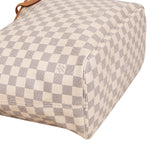 Louis Vuitton Monogram Damier Azur Canvas Neverfull MM Shoulder Bag