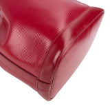 Louis Vuitton Red Epi Leather NM Sac Noé Petit Shoulder Bag