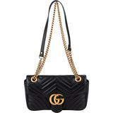 Gucci Matelassé Leather GG Marmont Medium Shoulder Crossbody Bag