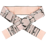 Louis Vuitton Silk Monogram Trunks Bandeau Tuch Scarf
