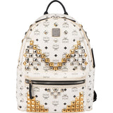 MCM Monogram Visetos Stark Studded Backpack