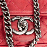 Chanel Quilted Soft Calfskin Palladium Easy Single Flap Shoulder Bag