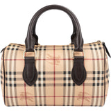 Burberry Haymarket Check Boston Handbag