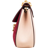 Chloé Suede Leather Bicolor Drew Crossbody Bag