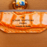 Louis Vuitton Canvas Monogram Crocodile Leather Capucines BB Handbag