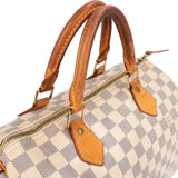 Louis Vuitton Monogram Damier Azur Speedy 30 Handbag