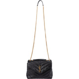 Saint Laurent Quilted Calfskin Small Loulou Crossbody Bag