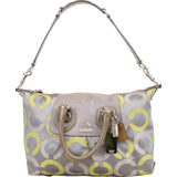 Coach Madison Op Art Sabrina Sateen Satchel Handbag