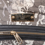 Louis Vuitton Noir Leather Bequia Sac De Voyage 50 Travel Bag