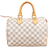 Louis Vuitton Monogram Damier Azur Speedy 25 Handbag