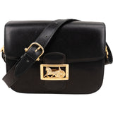 Celine Boxcalf Leather Horse Carriage Triomphe Shoulder Bag