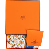 Hermès Les Plaisirs du Froid Silk Carre 90 Scarf Tuch