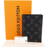 Louis Vuitton Monogram Eclipse Canvas Passport Cover Card Holder