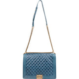 Chanel Quilted Calfskin Jumbo Boy Crossbody Bag