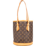 Louis Vuitton Monogram Canvas Bucket PM Shoulder Bag