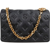 Louis Vuitton Bubblegram Monogram Lambskin Coussin Pochette Accessoires Crossbody Bag M80742