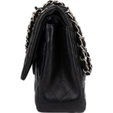Chanel Quilted Lambskin Jumbo Double Flap Crossbody Bag xx datacode - vintageandkickz