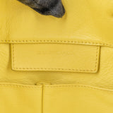 Balenciaga Leather Paper Look Side Zip Tote Handbag