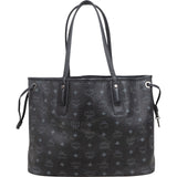 MCM Monogram Visetos Liz Shopper Tote Shoulder Bag