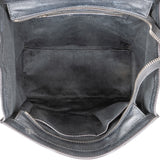 Céline Black Grained Leather Luggage Handbag