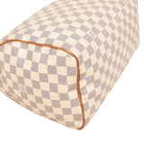 Louis Vuitton Monogram Damier Azur Canvas Speedy 30 Handbag