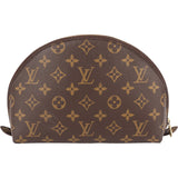 Louis Vuitton Monogram Canvas Trousse Demi Ronde Pouch