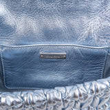 Miu Miu Metallic Matelassé Nappa Leather Crystal Embellished Crossbody Bag