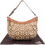 Coach Monogram Signature Ergo Hobo Shoulder Bag