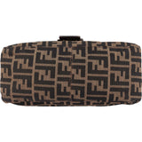 Fendi Monogram FF Zucca Canvas Mamma Baguette Shoulder Bag