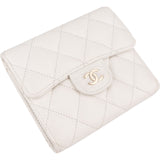Chanel Quilted Caviar Leather Classic Small Flap Wallet