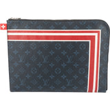 Louis Vuitton Monogram Eclipse Canvas Pochette Apollo Clutch - vintageandkickz