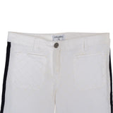 Chanel Stitched Cotton Front Pockets Denim-Style Pants (FR 40 / DE 38)