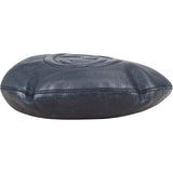 Gucci Blue Leather GG Soho Messenger Crossbody Bag