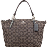 Coach Monogram Signature Canvas Prairie Satchel Handbag