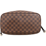 Louis Vuitton Monogram Damier Ebene Canvas Neverfull MM Shoulder Bag