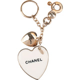 Chanel Porte Clefs Bonne Chance Herat Flower Pendant Key Ring Holder Bag Charm