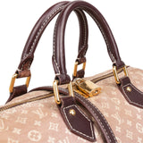 Louis Vuitton Monogram Mini Lin Speedy 30 Bandoulière Handbag