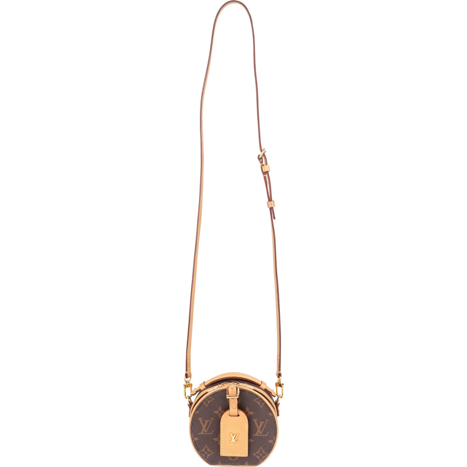 Louis Vuitton Monogram Canvas Boite Chapeau Souple Mini Crossbody Bag xx leder angemalt? - vintageandkickz