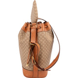 Celine Macadam Monogram Drawstring Bucket Shoulder Bag