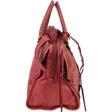 Balenciaga Red Leather Classic City Handbag