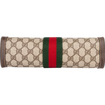 Gucci Monogram GG Supreme Web Clutch - vintageandkickz