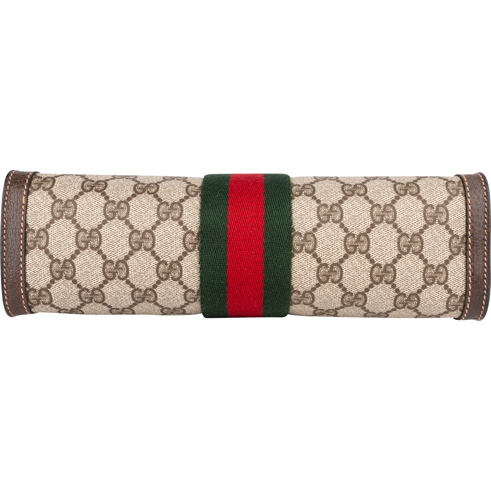 Gucci Monogram GG Supreme Web Clutch - vintageandkickz