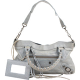 Balenciaga Grey Leather Classic City Handbag