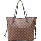 Louis Vuitton Monogram Damier Ebene Canvas Neverfull MM Shoulder Bag