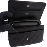 Chanel Quilted Lambskin Wallet On Chain Crossbody Bag - vintageandkickz