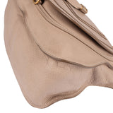 Chloé Grained Leather Marcie Porte Epaule Hobo Handbag